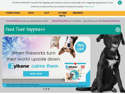 Monster Pet Supplies Coupons and Promo Code