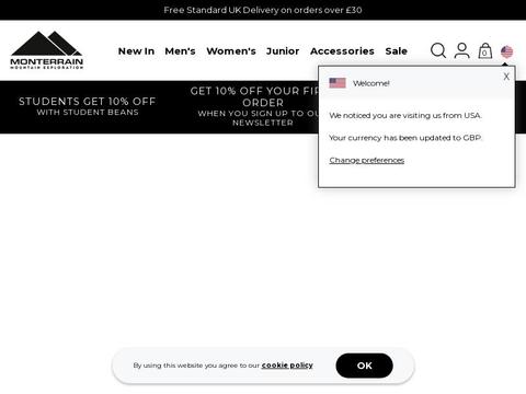 Monterrain - UK Coupons and Promo Code