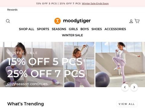 Moody Tiger Limited Coupons and Promo Code