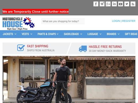 Motor Cycle House AU Coupons and Promo Code