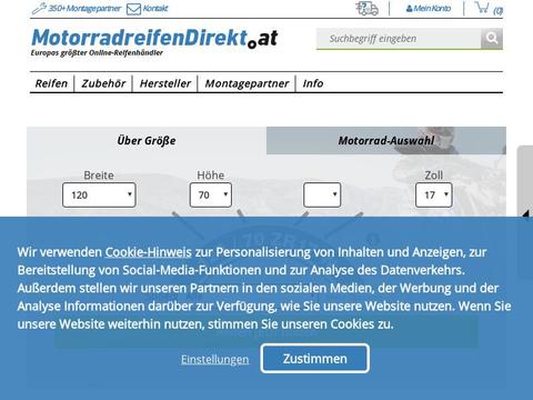 MotorradreifenDirekt.at Coupons and Promo Code