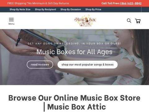 Music Box Attic Coupons and Promo Code