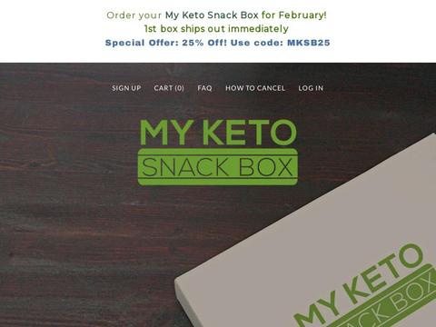 My Keto Snack Box LLC Coupons and Promo Code