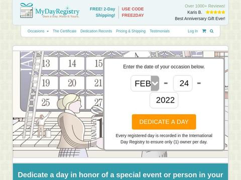 MyDayRegistry.com Coupons and Promo Code