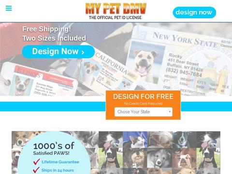 MyPetDMV Coupons and Promo Code