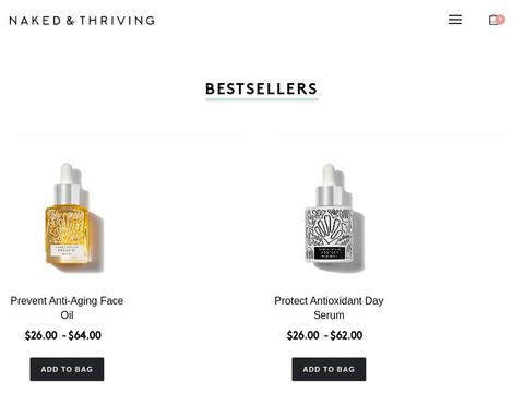 naked + thriving, llc. Coupons and Promo Code