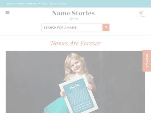 Name Stories Coupons and Promo Code