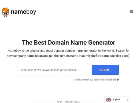 Nameboy Coupons and Promo Code