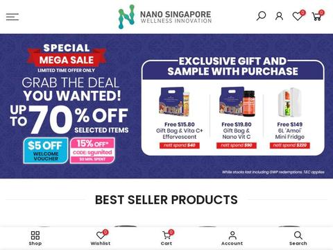 Nano Singapore Coupons and Promo Code