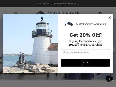 Nantucket Whaler Coupons and Promo Code