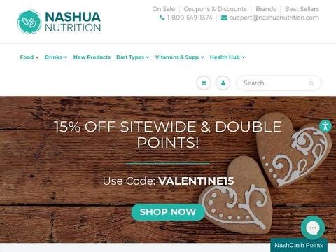 Nashua Nutrition Coupons and Promo Code