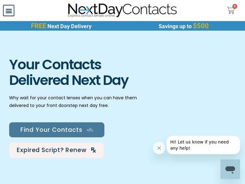 NextDayContacts Coupons and Promo Code