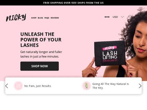 Nicky Lashes Coupons and Promo Code