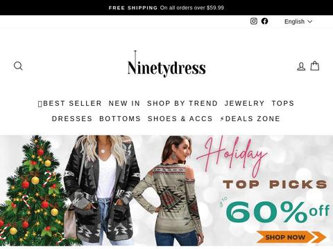 ninetydress.com Coupons and Promo Code