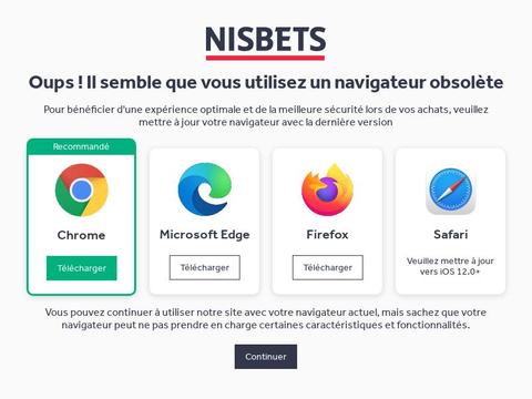 Nisbets FR Coupons and Promo Code