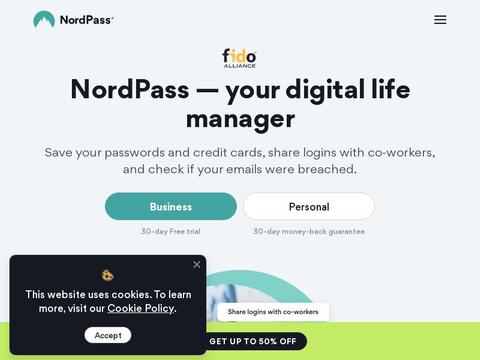 NordPass WW Coupons and Promo Code