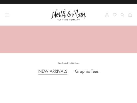 North & Main Clothing Company Coupons and Promo Code