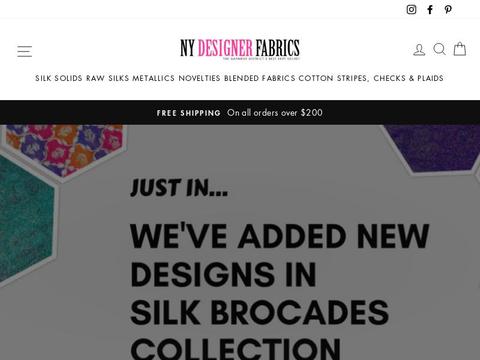 NY Designer Fabrics LLC Coupons and Promo Code