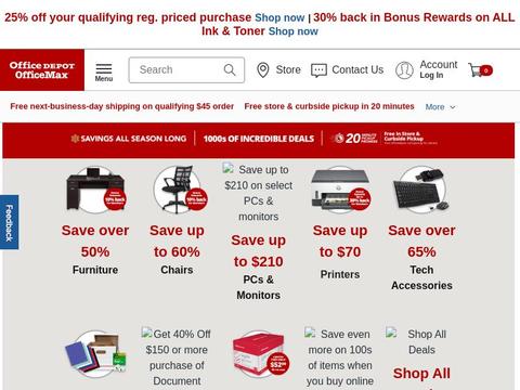 Office Depot and OfficeMax Coupons and Promo Code