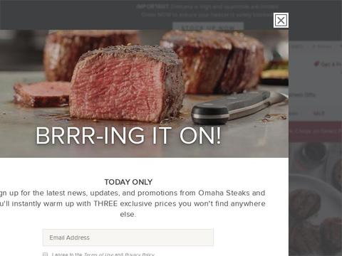 Omaha Steaks Coupons and Promo Code