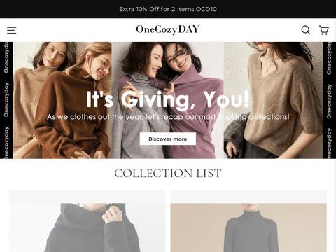 Onecozyday Coupons and Promo Code