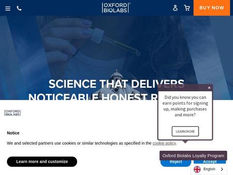 Oxford Biolabs Ltd Coupons and Promo Code