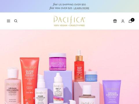 Pacifica Beauty Coupons and Promo Code