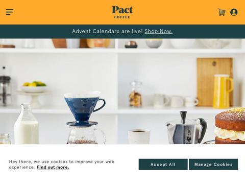 Pact Coffee Coupons and Promo Code