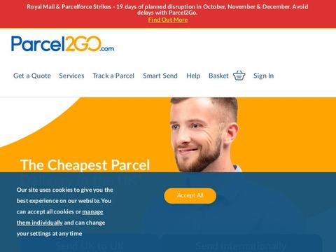 Parcel2Go Coupons and Promo Code