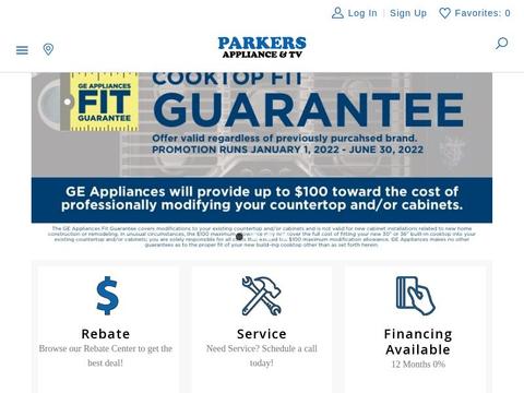 Parkersappliancetv Coupons and Promo Code