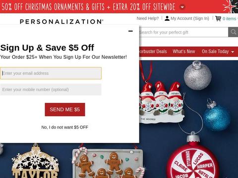 PersonalizationMall.com Coupons and Promo Code