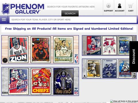 Phenom Gallery Coupons and Promo Code