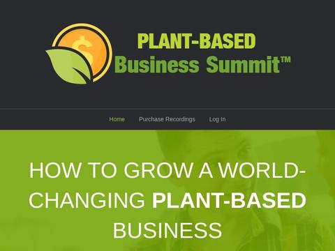 Plant-Based Business Summit Coupons and Promo Code