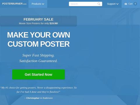 PosterBurner Coupons and Promo Code