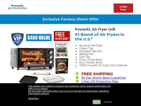 PowerXL Air Fryer Grill Coupons and Promo Code