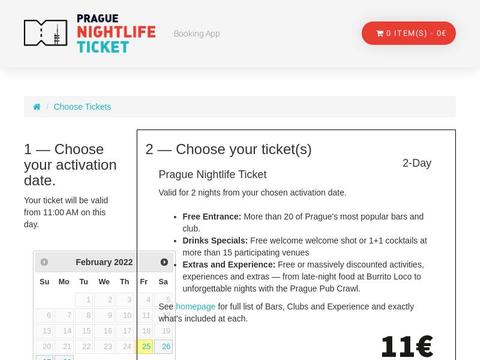 Prague Nightlife Ticket Coupons and Promo Code