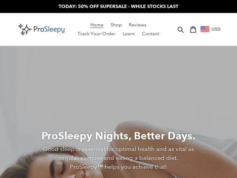 ProSleepy Coupons and Promo Code