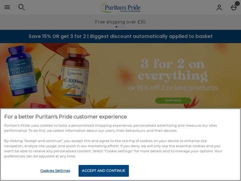 Puritans Pride Coupons and Promo Code