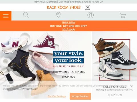 Rack Room Shoes Coupons and Promo Code