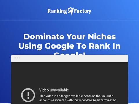 Ranking Factory Coupons and Promo Code