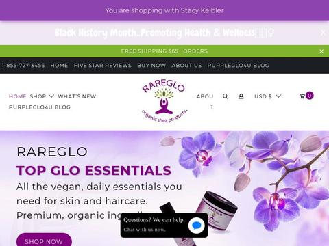 RareGlo Organic Shea Products Coupons and Promo Code