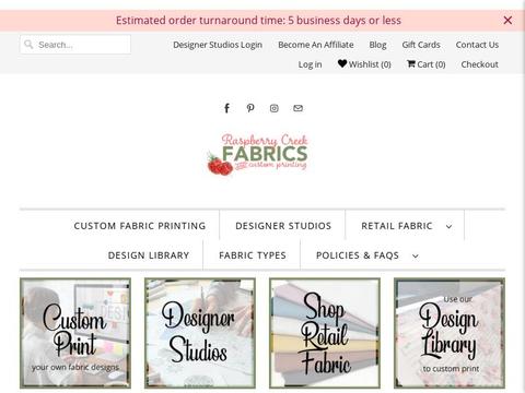 Raspberry Creek Fabrics Coupons and Promo Code