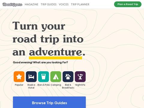 Roadtrippers.com Coupons and Promo Code