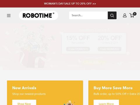 ROBOTIME C&C (JIANGSU) CO.,LTD. Coupons and Promo Code