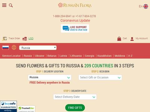 Russian Flora Coupons and Promo Code