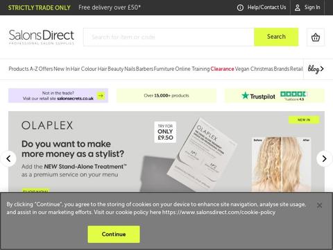 Salons Direct Coupons and Promo Code