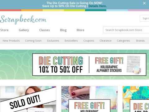 Scrapbook.com Coupons and Promo Code