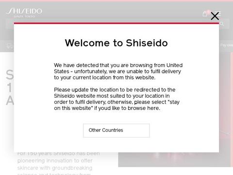 Shiseido UK Coupons and Promo Code