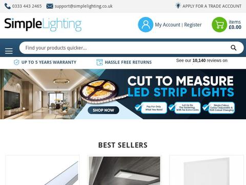 Simple Lighting Coupons and Promo Code