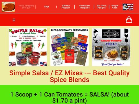 Simple Salsa Mixes Coupons and Promo Code